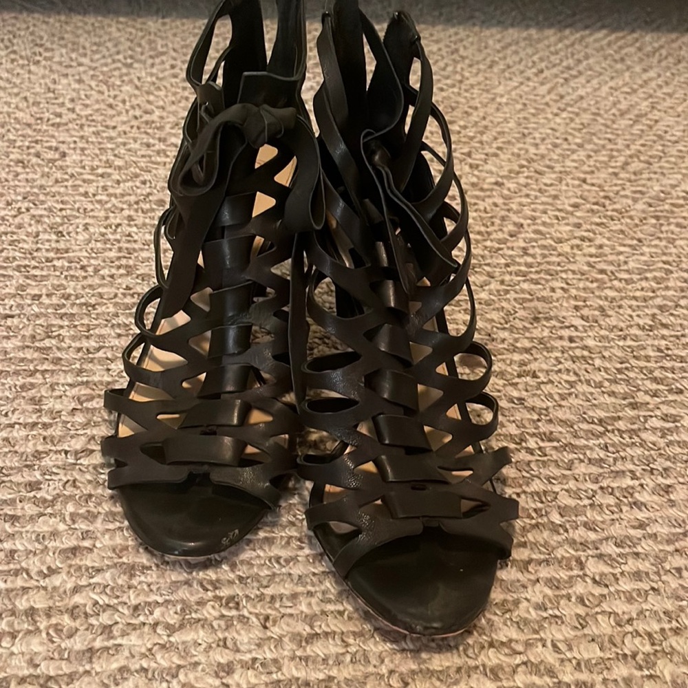 black heels